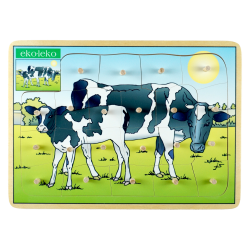 Układanka krowy W-14