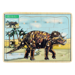 Układanka triceratops W-52