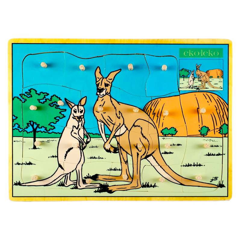 Układanka kangury W-60