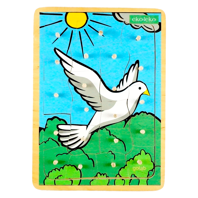 Układanka gołąb W-68