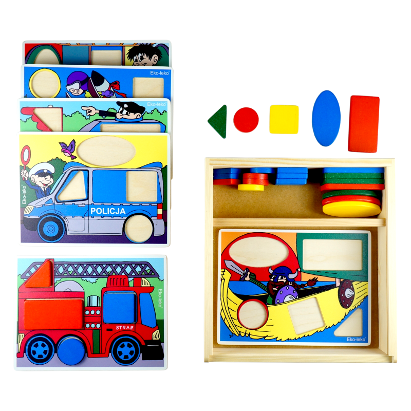 Układanki figury  II