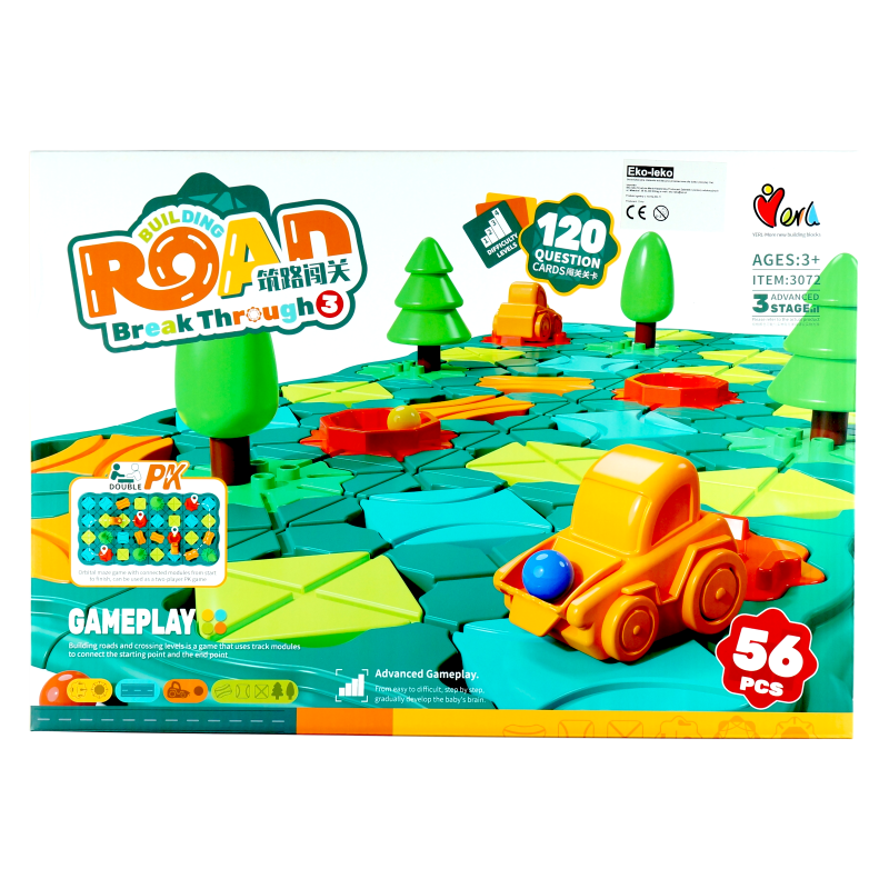 Klocki łamigłówka logiczna duża